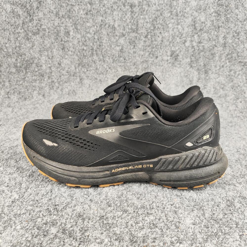 Brooks Adrenaline GTS 23 Shoes Womens Size 8 Black Running Sneakers 1203811B056